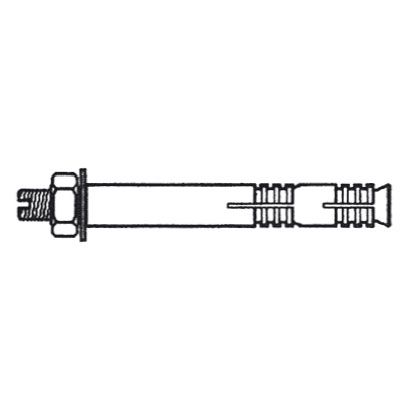 Universal sleeve anchor, cone bolt, double (SP)